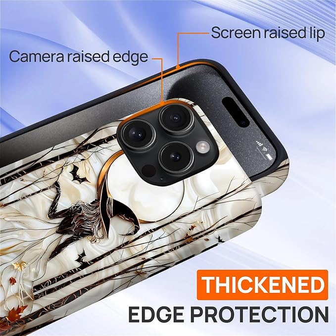 Case for iPhone 14 Pro, Scratch Resistant Hybrid Double Layer Hard Shell，Gothic - Image 5