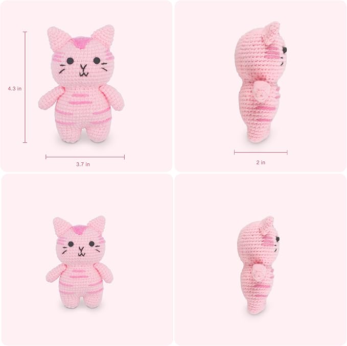 HOUSE CREATIVITY Cat Crochet Kit - Image 2