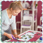 HunnmingRe 20 Pcs 10''x10'' Hydrangea Quilting Fabric Square Bundle Watercolor - Image 4
