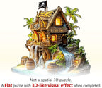 Wooden Puzzles for Adults, Pirate Cabin Wooden Puzzles 210 Pieces, Unique - Image 7