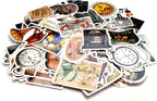 100 Pcs Aesthetic Vintage Vinyl Stickers - Image 2
