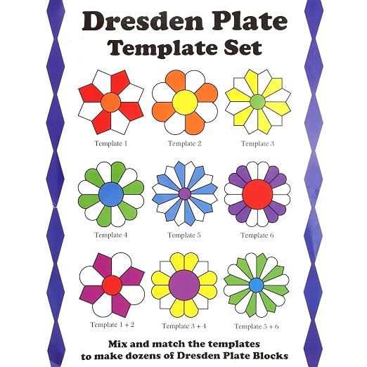 Acrylic Quilting Template Ruler, Design Plate, Patchwork Templates - Image 3