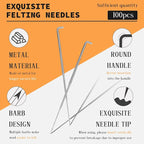 QMNNMA Needle Felting Needles, Needle Felting Tools Set - Image 4
