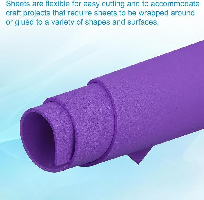 PATIKIL 30 Pack EVA Foam Sheets, Dark Purple - Image 5