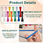 Airisoer 12 Rolls 1/4 Inch Elastic Band - Image 3