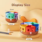 GAMENOTE Rotating Art Supply Storage Organizer, Lazy Susan Office School - Image 4