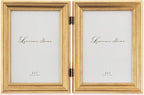 Lawrence Frames 5x7 Hinged Double Sutter Burnished Gold Picture Frame by LawrenceFrames