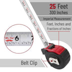 Mr. Pen- Retractable Tape Measure 25 ft, 2 Pack, Easy Read | Steel Retractable - Image 3
