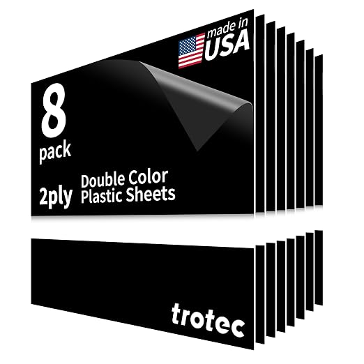 Trotec TroLase | 12"x12"x1/32", Guillotine | Made in USA by TrotecEngravingSupplies