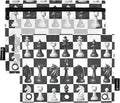 Chess Checkered Plaid Pencil Pouch by BOENLE-WELCOMEYOURCOMING