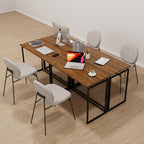 alawooder 39.4" Folding Desk: No Assembly, Wood Top - Image 9