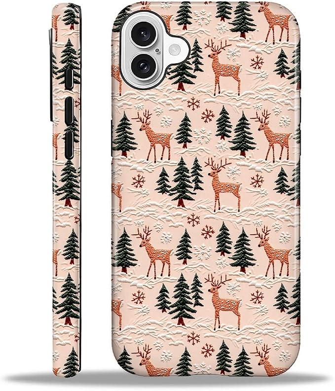 Case for iPhone 16 Plus, Scratch Resistant Hybrid Double Layer Hard by Toulas