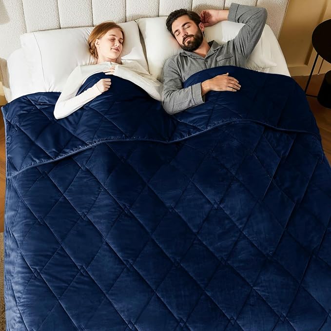 L'AGRATY Queen Size Weighted Blanket by LAGRATY