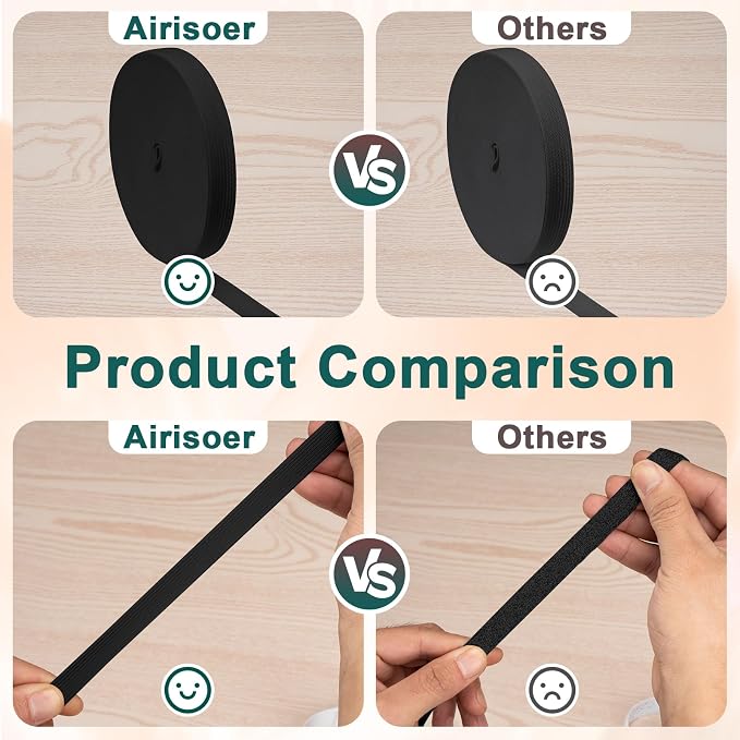 Airisoer 5/8 Inch Elastic Band for Sewing, 12 Yard High Elasticity Sewing - Image 4