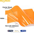 Red Heat Transfer Vinyl HTV Roll Matte PU 12" x 15 ft. | Easy to Cut, Weed & - Image 4
