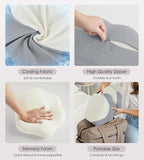 Pregnancy Pillows for Sleeping, Memory Foam Maternity Pillow Support for Back - Image 8