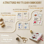 TenDawn Beginner Embroidery Stitch Book - Image 3