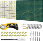 39 Pcs Rotary Cutter Set by HeadleyTools