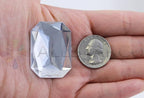 40X30mm Crystal A01 Flat Back Acrylic Octagon Jewels Pro Grade Individually - Image 2