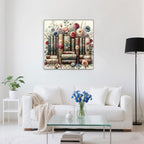 EIBEILI Diamond Art Kits for Adults-Book Flowers Diamond Painting Wall Art | - Image 6