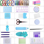 Paper Quilling Kit for Beginners & Adults, 1860 Paper Strips in 3 Sizes - Image 2