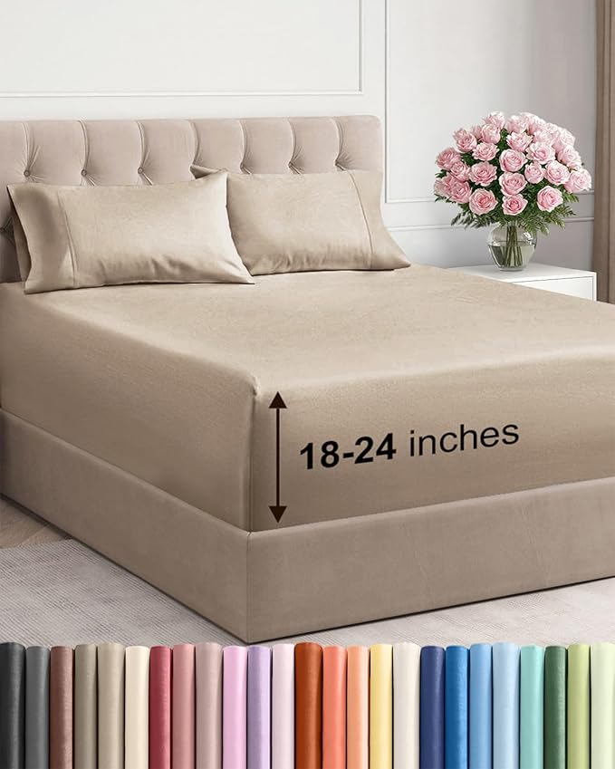 Extra Deep Cal King Sheet Set by CGKUnlimited