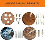 Wood Burning Kit, 110 Pieces Wood Burning Tool - Image 4
