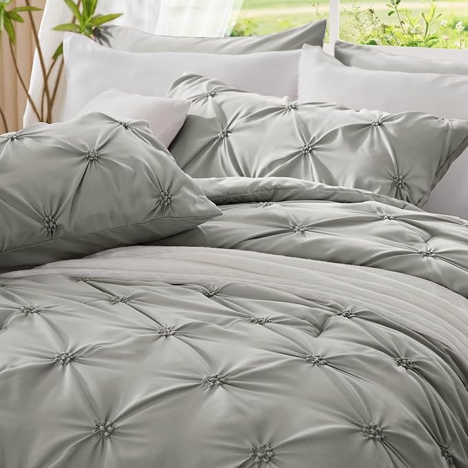 BEDELITE Grey Queen Comforter Set - Image 6