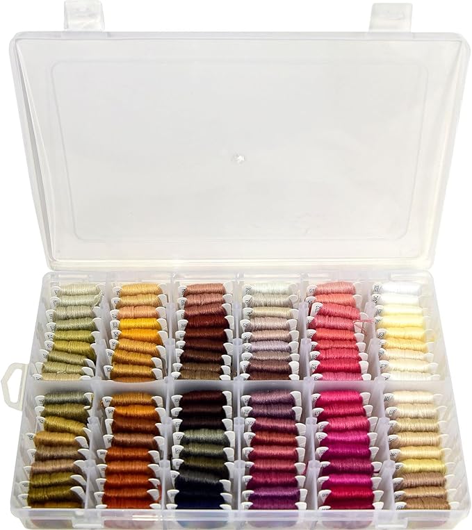 Embroidery Floss 447 Pre-Wound Threads on bobbins Fashionable Rainbow Color - Image 5