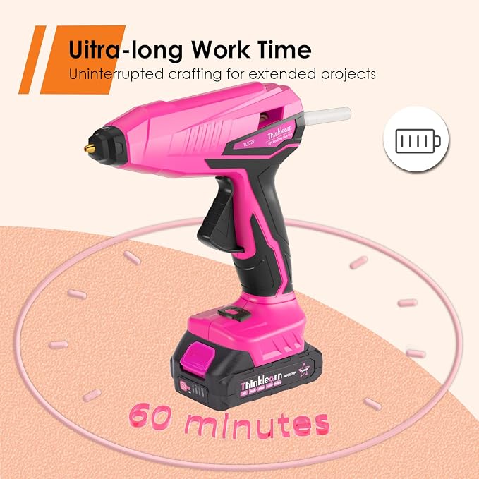 Cordless Hot Glue Gun - 20V Temp Adjust Hot Glue Gun - Image 4