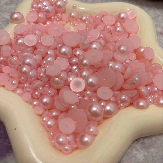 1500 PCS Flatback Half Pearls, Flatback Pearl - Image 4