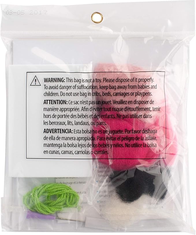 Dimensions Flamingo Felt Animals Needle Felting Craft Kit - Image 4
