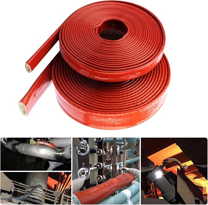 Fuel Line Heat Shield Insulation Heat Shielded Fire Thermo Armor Fire Sleeve - Image 6