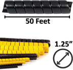 Electriduct 1.25 Inch Heavy Duty Spiral Wrap HDPE Flexible Plastic Cable Sleeve - Image 3