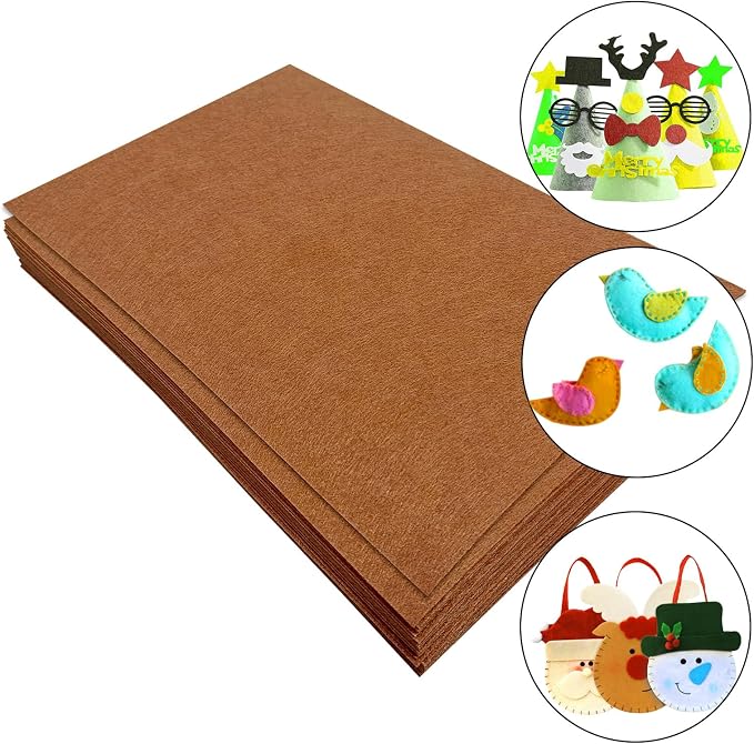 Jtnohx Stiff Felt Sheets, Craft Felt Square - Image 3
