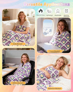 Coopay Blanket Crochet Kit for Beginners, All-in-One Granny Square Blanket Kit - Image 2