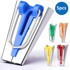 Jeimier 5 Sizes Bias Tape Makers, Upgraded Bias Binding Tape Making Tool - Image 2
