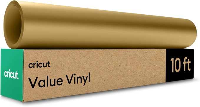 Cricut Value Permanent Vinyl, Matte Gold by Unknown