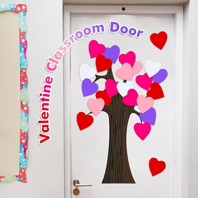 90 Pieces Heart Cutouts Paper Hearts Heart Shape Cards 5.5 Inches Large - Image 5