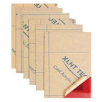6 PCS Red Transparent Cast Acrylic Sheets 8" x 12" x 0.118", Plexiglass Plastic by MaterialsParts