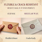 xxxHOLIC Wax Seal Kit, 624 Beads, 24 Colors | Crack-resistant, smokeless wax - Image 2