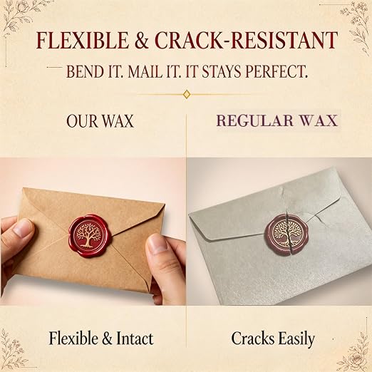 xxxHOLIC Wax Seal Kit, 624 Beads, 24 Colors | Crack-resistant, smokeless wax - Image 2