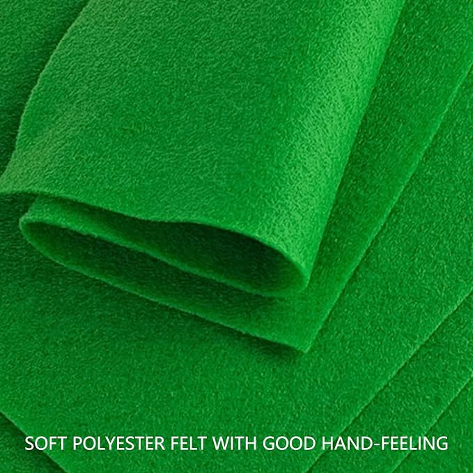 Jtnohx Color Felt, Soft Felt Sheets, 1.4mm Thick 8"x12" Handicraft Felt Fabrics - Image 6