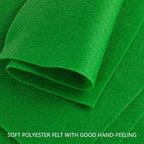 Jtnohx Color Felt, Soft Felt Sheets, 1.4mm Thick 8"x12" Handicraft Felt Fabrics - Image 6