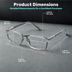 Blue Light Blocking Glasses For Men/Women Anti-Fatigue Computer Monitor Gaming - Image 5