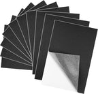 10PCS Black Self Adhesive Felt Fabric Sheets Sticky Felt Sheets by Bringsparkletoeverydaylife