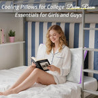 BETU Cooling Pillow Queen Size, Shredded Memory Foam Cool Pillow - Image 3