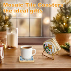 5 Sets DIY Mosaic Kits for Adults Women, Mixed Color Glass Mosaic Tiles Craft - Image 3