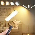 marctronic Gold Floor Lamp, 18W 1800LM Bright LED Floor Lamps by Marctronic