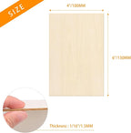 28Pcs 4x6x1/16 Thin Basswood Wood Sheets - Image 2